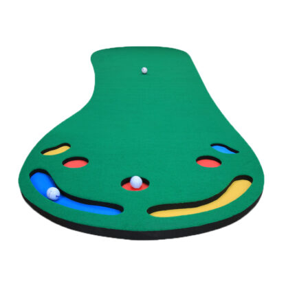 Купить Style Mini Golf Course Putting Swing Practicing Mat Portable Eco Friendly Artificial Turf Exercise Thickening Non-Slip Simulator Carpet