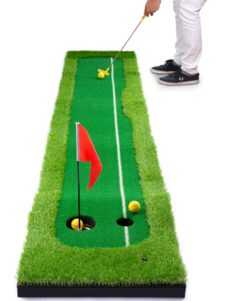 Купить Design Indoor 3D Mini Golf Course Practice Training Putting Green Portable Mat Outdoor Office Game Gifts Non-Slip Thickening