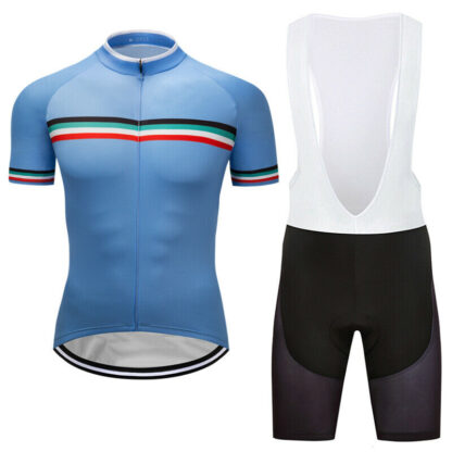 Купить 2021 Mens Cycling Jersey Tops Cyclings Bib Shorts Set Racing Outdoor Biking Garments