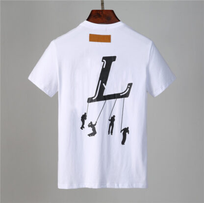Купить Fashion Casual Summer Men T Shirts Short Sleeves Funny Anime Letter Printing Mens Tees