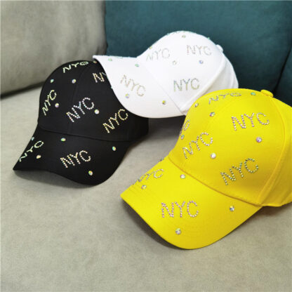 Купить Diamond Letter Baseball Female Summer Versatile Sports Sunscreen Sunshade Cap