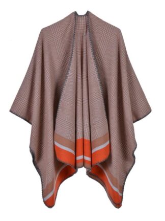 Купить Scarves Artificial Pashmina Poncho Shawls And Wraps Winter Women Cashmere Scarf Female Foulard Hijab Soft Stoles Plaid Echarpes