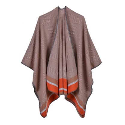 Купить Scarves Artificial Pashmina Poncho Shawls And Wraps Winter Women Cashmere Scarf Female Foulard Hijab Soft Stoles Plaid Echarpes