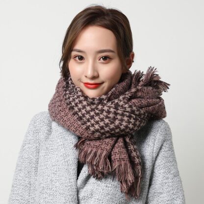 Купить New Fashion Scarves Scarf Fashion Warm Imitation Cashmere Women's Winter Long Style Windmill Checked Shawl