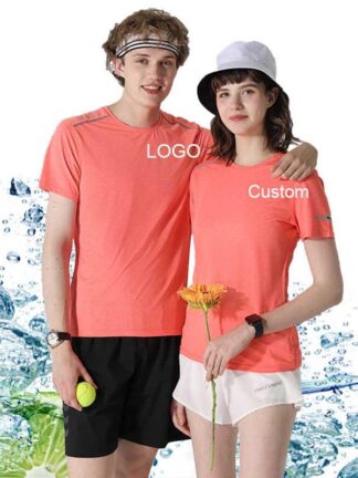 Купить Custom logo mens t shirts casual slim neck Personalized shirt work tees Print Quickly Dry Tee Couple Tops Retail Wholesale clothing