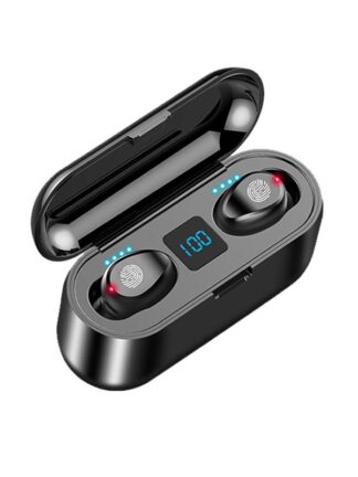 Купить F9 TWS Wireless Earphones Bluetooth V 5.0 Earbuds Microphone Sport LED Digital Power Display Headset Noise Reduction Fingerprint Touch Headphones for Cell Phone