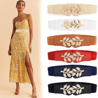 Купить Belts Ladies Elastic Girdle Fashion Elegant Slim Slimming Dress Decorative Flower