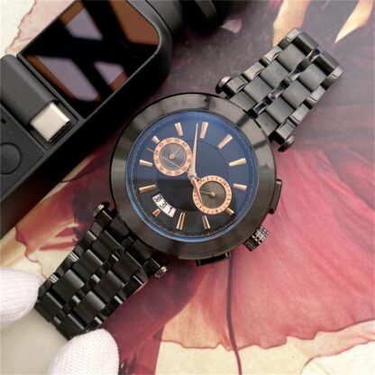 Купить Men's Designer Watches 45mm Stainless Steel Strap Luxury Watch Quartz Automatic Movement All Sub-Dial Work Men's Gifts Christmas Day OB4017