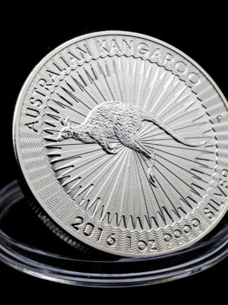 Купить 10pcs Non Magnetic Craft Silver Plated Australian Kangaroo 1OZ Elizabeth II Queen Australia Souvenirs Medal Collectible Coins
