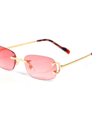 Купить Luxury Mens Designer Sunglasses For Women Polarized Sunglass Frameless Striped Frame Driving Sun Glasses Men Woman Brand Male Vintage Red Pilot Eyeglasses UV400