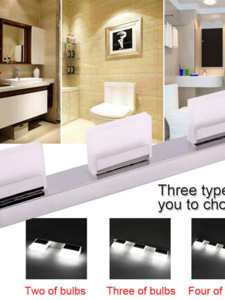 Купить home decor wall mirrors wall light 3 Lights Led bathroom crystal lamp 9W Nordic Art Decor Silver lighting