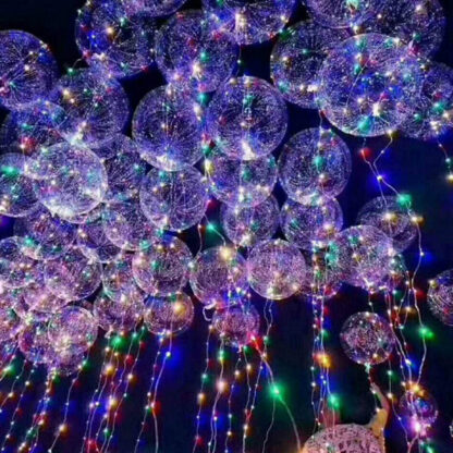 Купить Christmas Lights Bobo Ball Led Lights Round Balloon Light with Battery for Christmas Halloween Wedding Party Holiday Decorations-13