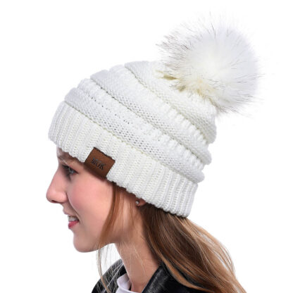 Купить Handmade Young Ladies Winter Kep Warm Knitted Hat Beanies Hats 6 Color Gorros Brand Beanie Skull Caps Bonnet