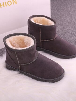 Купить Women's Boots Antiskid Bottom 2021 Winter Shoes Women Winter Warm Fur Snow Ankle Boots Booties Down Keep Warm Boots Botas Mujer