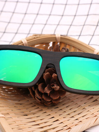 Купить Sun Glasses Polarized 2021 New Men's and Women's Outdoor Riding Bamboo and Wood Polarized Sunglasses Customized with Cases