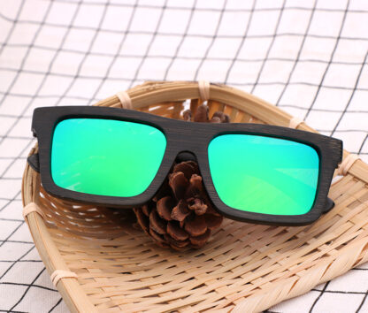 Купить Sun Glasses Polarized 2021 New Men's and Women's Outdoor Riding Bamboo and Wood Polarized Sunglasses Customized with Cases