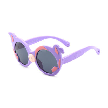 Купить 2021 children polarized sunglasses silicone sun glasses personality animal pig sunglasses boys and girls bt22008