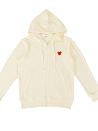 Купить Fashion Designer Big Love Heart Hooded Zipper Jacket Mens Hoodie Sweatshirt Loose Style Fashion Tide Winter Coat Pullover Homme Clothing
