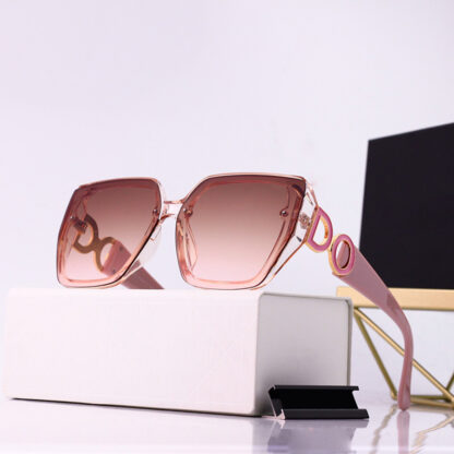 Купить New Sunglasses Fashion Glasses Polygonal Full Frame Letter Design for Man Woman 5 Optional Good Quality