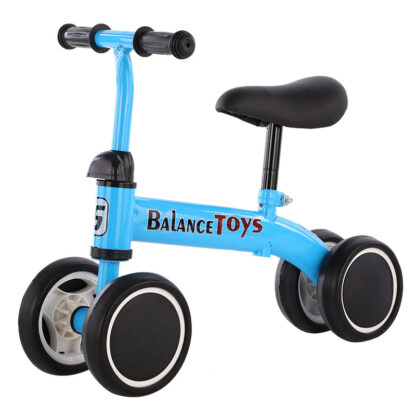 Купить children's balance bike scooter kids no pedal scooter four-wheel balance bicycle