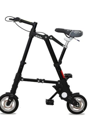 Купить Foldable Bike Female Mini Vehicles Portable Aluminum Alloy Frame Children Bicycle Chain Drive System