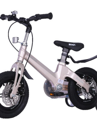 Купить Magnesium Alloy Children's Bicycle 3-5-6-10-12 Years Old Double Disc Brake 12-18 Inch Light Student Bicycle