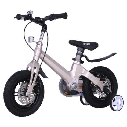 Купить Magnesium Alloy Children's Bicycle 3-5-6-10-12 Years Old Double Disc Brake 12-18 Inch Light Student Bicycle