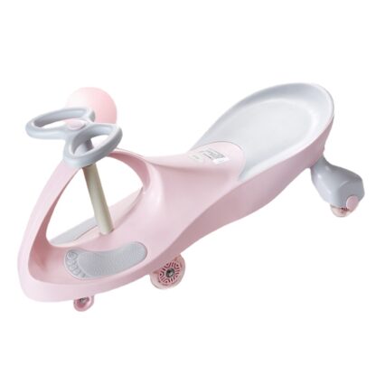 Купить New Twist car kid bicycle yoyo balance Trolley caster buggy 1-3 male and female baby mute round swing Pedicab vehicle