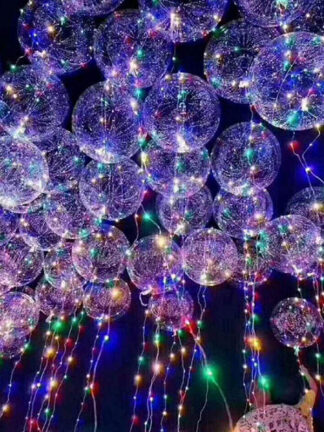 Купить Christmas-Lights Round Bobo LED Strings Ball Lights Balloon Light with Battery for Christmas Halloween Wedding Party Home Decorations-13