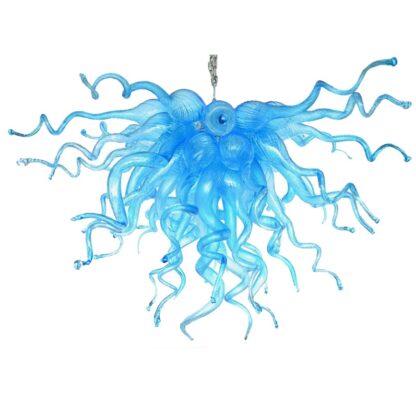 Купить Modern led art glass pendant lights living room bedroom home decoration hand blown glass chandelier lighting fixture