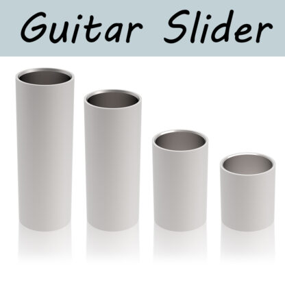 Купить 1 Piece Steel Guitar Slide Length 28 50 60 70 mm Stainless Slider Smooth Edge Guitar Finger Slider