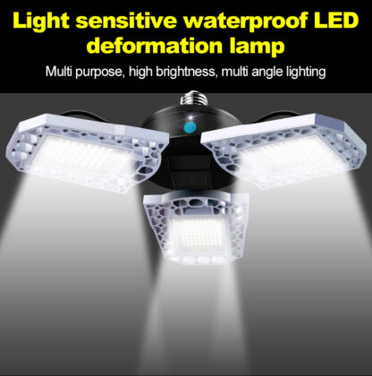 Купить New Design 60/80/100W Deformable LED Garage Workshop Light Waterproof IP65 Lighting Industrial Lamp Ceiling Light for Warehouse E26/E27
