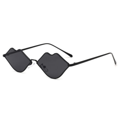 Купить glasses wholesale 2021 personality lips metal sun glasses ladies uv protection crossborder sunglasses