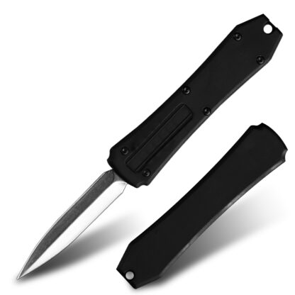 Купить Wholesale Mini Automatic Knife Cool Sword US Double Action Button Hidden Knife Pocket EDC Tools Outdoor Camping Survival Tactical Fighting Self Defense Gadgets