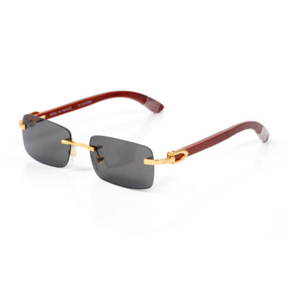 Купить Oversized Designer Sunglasses for Women Mens Rectangle Buffalo Horn Sun Glasses Frameless Wooden Eyeglass Fashion Sport Carti Sunglass Black Eyewear Eyeglasses