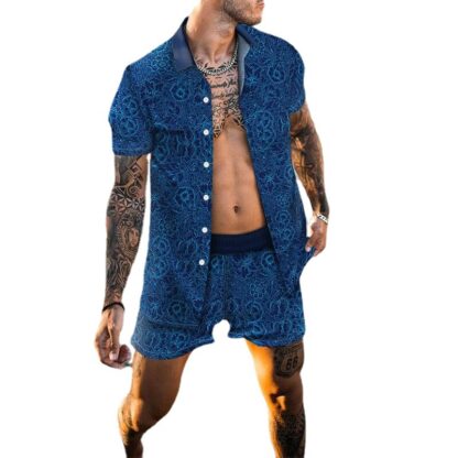 Купить high quality Men's Swimwear swimsuit bathing suit mens cruise wear 2 Piece Set Mens Short Sports Plus Size S-3XL