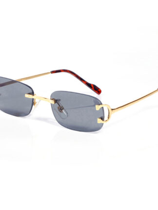Купить Vintage Designer Sunglasses Women Mens Brand Design Sunglass Carti Glasses Trendy Round Oval Frameless Eyeglasses Unisex Men Woman Gafas De Sol Uv400 Lunettes
