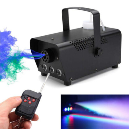 Купить LED Stage Fog Machine lighting disco colorful smoke machine mini LED remote fogger ejector dj Christmas party