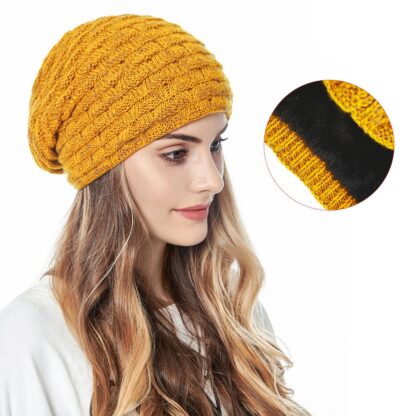 Купить Cool Design Men and Women keep Warm Knitted Weave Caps Colorful Thickened Ear Care Hats for Sale