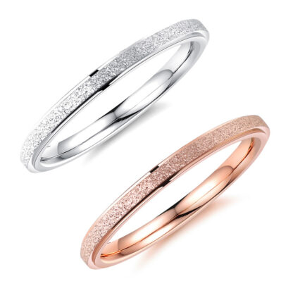 Купить Handmade Simple Design High Quality Rose Gold Stainless Steel Ring for Women