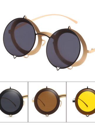 Купить sun glasses women mens pc lens metal frame 2021 arrival round frame metal retro sunglasses