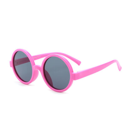 Купить Fashion Round Frame Silicone Children's Polarized Sunglasses