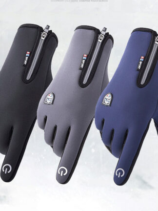 Купить Fashion Design Mens Motorbike Driving Cold Proof Waterproof Gloves High Quality Sensitive Touch Screen Glove