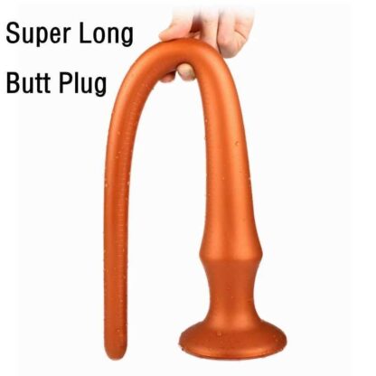 Купить 2022 adultshop Anus Anal Super Plug Long Dildo Silicone Butt Masturbator Dilator Prostate Massage Anal Plug Adult For Men Woman Gay Q0508