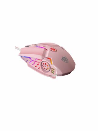 Купить Ladies Office Pink Mice wired gaming mouse ergonomic with 4 color breathing lamp and adjustable DPI for Windows PC gamers