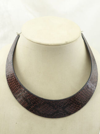 Купить Snake skin Necklace collar chain wholesale jewelry sample production customization