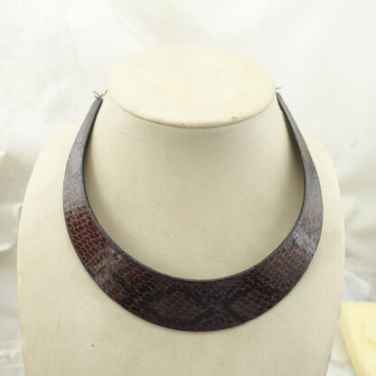 Купить Snake skin Necklace collar chain wholesale jewelry sample production customization