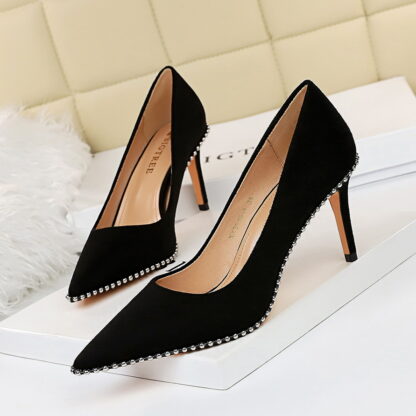 Купить red bottoms high heels women party wedding leather shoe triple black nude yellow pink glitter spikes Pointed Toes Pumps Dress shoes 34-43 1829-5