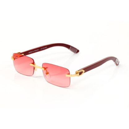 Купить Luxury Designer Sunglasses for Men Woman Universal Classic Fashion Square Wood Frame Summer Sunglass Goggles Brand Buffalo Horn Glasses Eyeglass Pink Eyeglasses