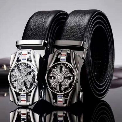 Купить 2022 new style Genuine leather Men Belt Fashion alloy high quality luxury cowhide casual business Automatic Buckle